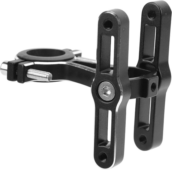 Flessenhouder Fiets - Dubbele Houder - Extra Flessen Vervoeren - 360 Graden Draaibaar - 21-31.8mm Diameter