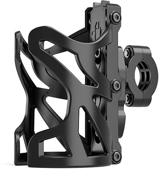 Flessenhouder - Fiets - Mountainbike - Waterbekerhouder - Lichtgewicht - Aluminium Legering met Schroeven en Gereedschap voor Buitenactiviteiten - Motorfiets - Zwart