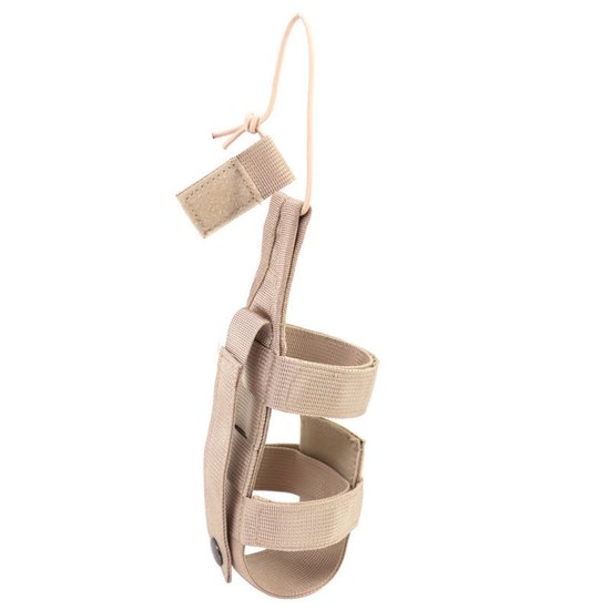 Flessenhouder - flessendrager - waterfleshouder - flessen houder riem - waterfleshouder schouderriem - waterfles houder tas - waterfles houder riem - waterfles houder rugzak - Voor wandelen camping reizen sport - Khaki