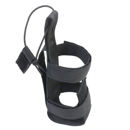 Flessenhouder - flessendrager - waterfleshouder - flessen houder riem - waterfleshouder schouderriem - waterfles houder tas - waterfles houder riem - waterfles houder rugzak - Voor wandelen camping reizen sport - Zwart