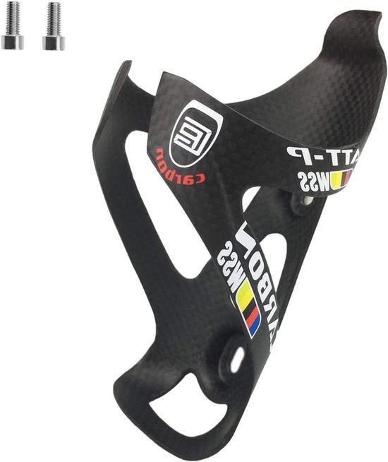 Flessenhouder koolstofvezel voor racefiets- drinkfleshouder MTB - mat - 1 stuk