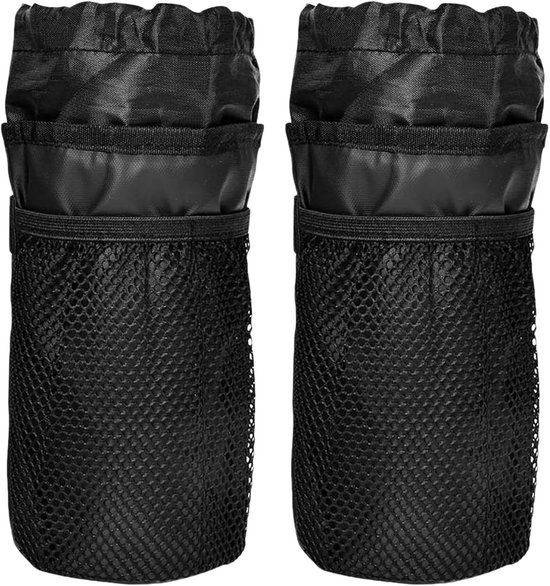 Flessenhouder voor Fiets en Scooter met Telefoon Tas - 2 Stuks