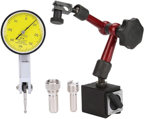 Flexibele Magnetische Basis voor Meterstandhouder - Sterke Magnetische Steun voor Dial Gauge en Indicator - Schokbestendige Indicator Standaard voor Precisietests