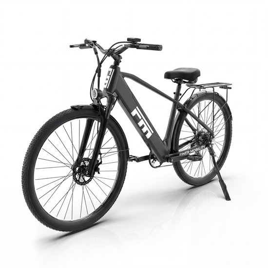 FM M1 Elektrische Fiets 27,5 inch - 250W - 36V 13Ah Uitneembare Accu - Tot 130 km - Shimano 7 Versnellingen - Schijfremmen - LCD-kleurendisplay