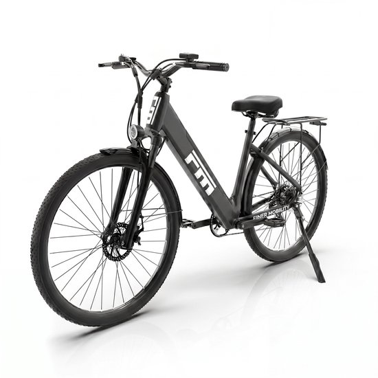 FM M2 Elektrische Fiets 27,5 inch - 250W - 36V 13Ah Uitneembare Accu - Tot 130 km - Shimano 7 Versnellingen - Schijfremmen - LCD-kleurendisplay