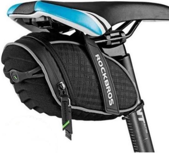 Framehack Zadeltas Racefiets - Zadeltas Mountainbike - Mtb - Koersfiets - Fietstassen - Waterdicht - Wielrennen tas - Zwart van Framehack