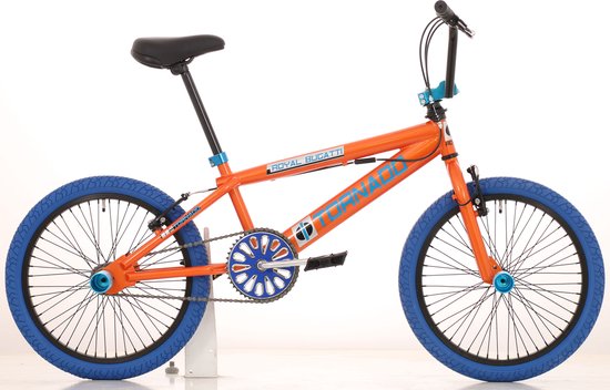 Freestyle BMX 20 Bugatti - oranje met blauwe van Merkloos