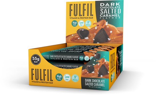 Fulfil Nutrition - Vitamine & Proteïne Repen - Dark Chocolate & Salted Caramel - 15 stuks