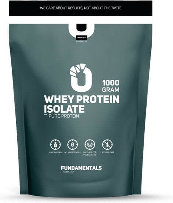 Fundamentals Whey Protein Isolate - 1000g - Protein shake - Eiwit poeder - lactose vrij - vrij van kleur/smaak stoffen van Merkloos