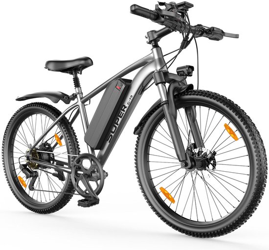 G-73 elektrische fiets - 250W motor - Verwijderbare 48V 13Ah accu - Topsnelheid van 25 km/u - 26*1.95 banden - Voorvering - 7 versnellingen - Geschikt voor dagelijkse ritten - mountainbiken - korte ritjes van Merkloos