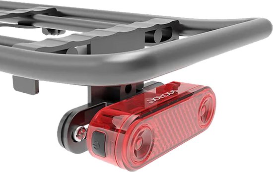 Gaciron - Achterlicht Fiets LED - Intelligent Remlicht - 60 lumen - USB Oplaadbaar - Bevestiging bagagedrager & zadel