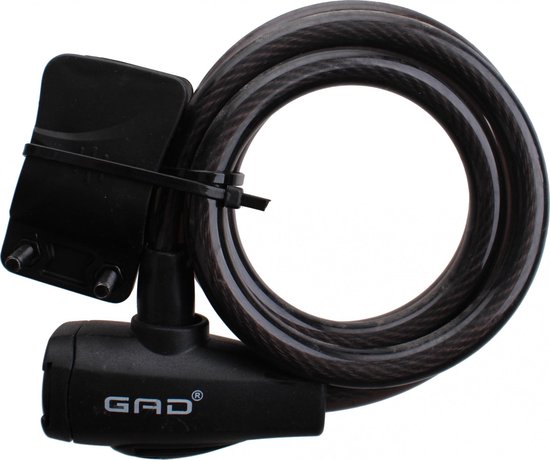 Gad Kabelslot Cypro 1200 X 12 Mm Zwart van GAD
