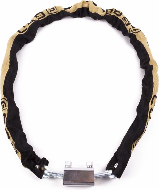 GAD Kettingslot - Gehard Staal - 8 x 1200 mm - Zwart/Bruin - Inclusief 2 Sleutels van GAD