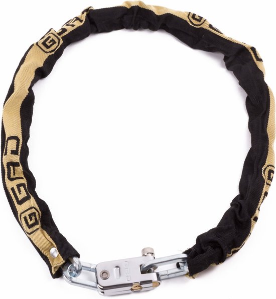 GAD Kettingslot - Gehard Staal - Messing - 110 cm - Zwart/Bruin van GAD