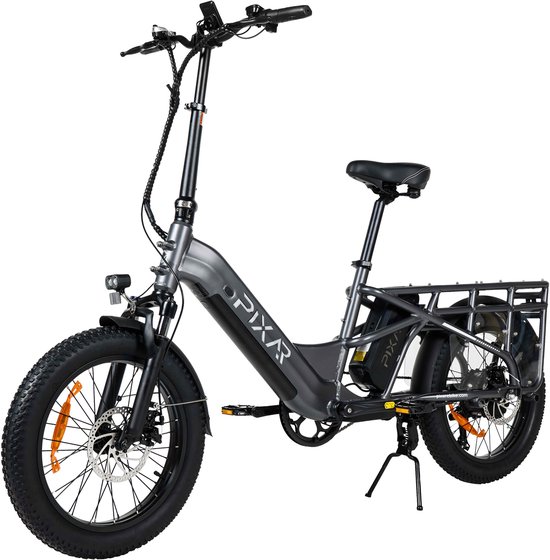 Galaxy Plus Elektrische Fatbike 20x3.0 Inch - Tot 100 km Actieradius - 48V 20Ah EVE Accu - 250W Naafmotor - Shimano 7 Versnellingen - Mechanische Schijfremmen - LCD Display-zwart