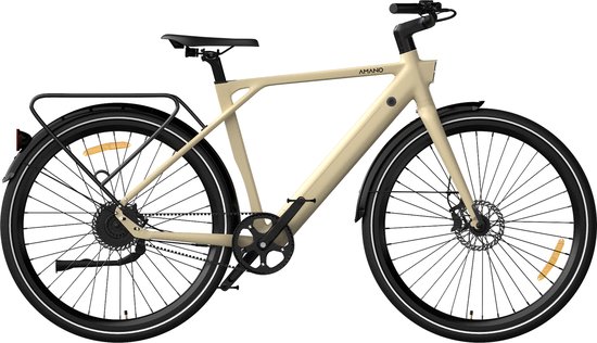 Galaxy S900 Elektrische Fiets 28 inch - 360Wh Samsung Accu - Tot 100 km Actieradius - JDX Carbon Riemaandrijving - ZOOM Hydraulische Schijfremmen - Lichtgewicht Aluminium Frame - Torque Sensor-zwart-Geel