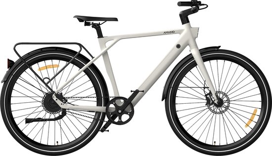 Galaxy S900 Elektrische Stadsfiets 700C - 360Wh Samsung Accu - 85-100 km Actieradius - JDX Carbon Belt Drive - ZOOM Hydraulische Schijfremmen - Aluminium Voorvork - Full Color TFT Display-wit
