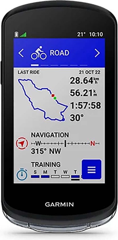 Garmin Edge 1040 Fietscomputer - GPS Fietscomputer - Touchscreen - Multi-Band GPS - Europa Kaarten - Tot 30 Uur Batterij van Merkloos