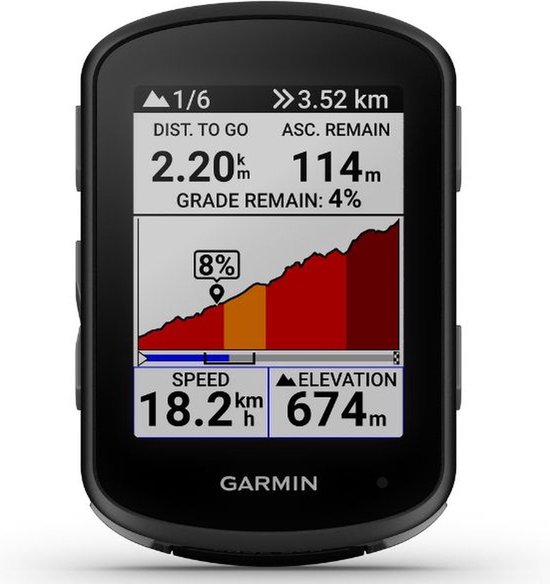 Garmin Edge 540 - Global Versie - Fietsnavigatie - Fietscomputer - tot 42 uur batterijduur - 2,6-inch - Planning & Prestatietracking