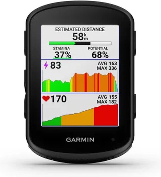 Garmin Edge 840 Fietscomputer - Fietsnavigatie - Zwart van Merkloos