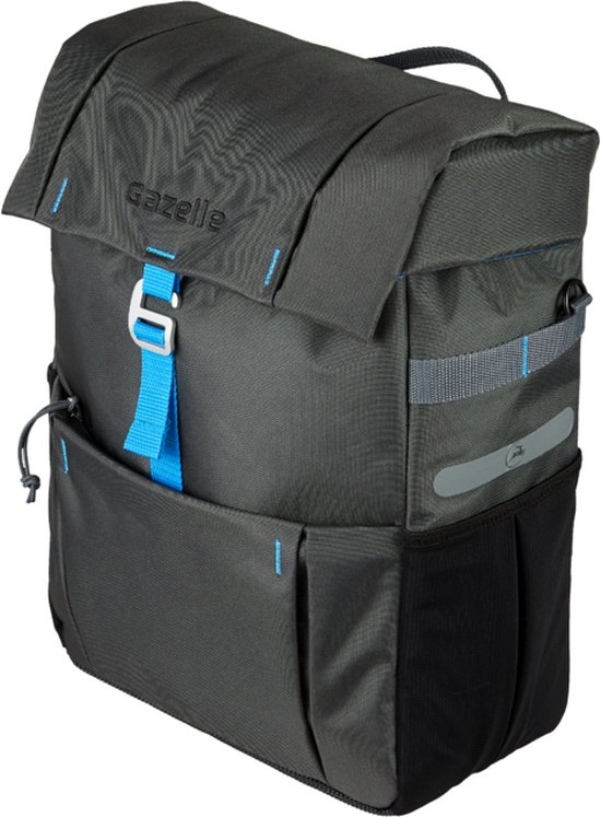Gazelle Enkele Fietstas - 18,5 Liter - Antraciet Blauw van Gazelle
