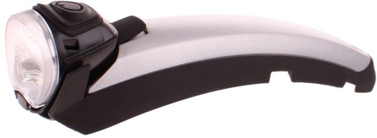 Gazelle Koplamp - Fenderlight - V2 naafdynamo - Zilver/zwart