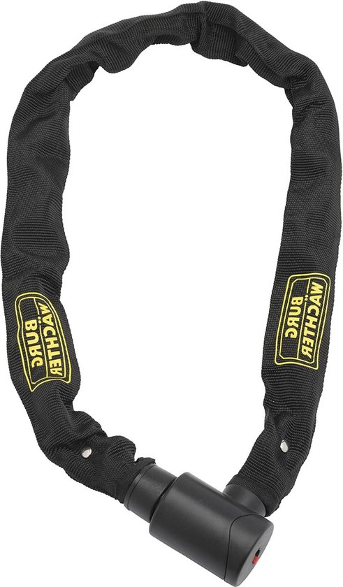 geharden-vierkante-ketting-geïntegreerd-cilinderslot-textielommanteling-harde-fietsketting-lengte-90-cm-zwart van ABUS