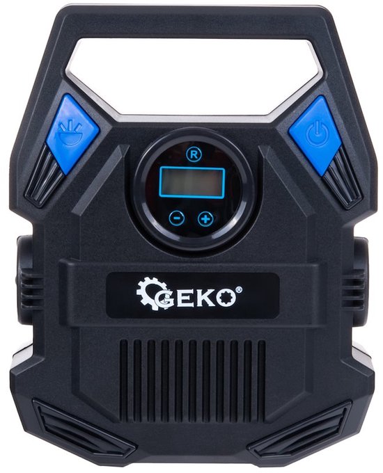 GEKO Compacte 12V compressor - digitaal display - automatische uitschakeling - LED verlichting