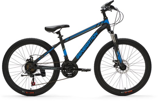 Generation Baturo mountainbike 24 inch - Blauw van Merkloos