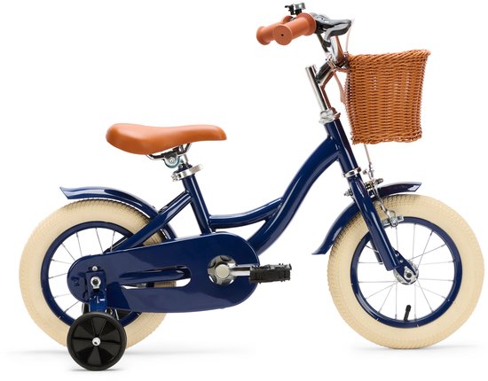 Generation Blanco 12 Inch Blauw – Kinderfiets met Mandje van Merkloos