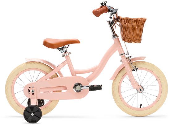 Generation Blanco 14 inch Roze – Kinderfiets met Mandje van Merkloos