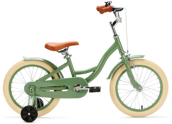 Generation Blanco 16 Inch Olijfgroen – Kinderfiets - Fiets voor kinderen van 4 tot 6 jaar