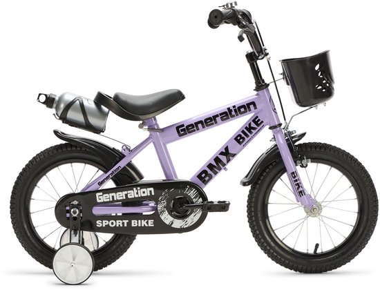 Generation BMX 14 inch Lila - Kinderfiets van Popal