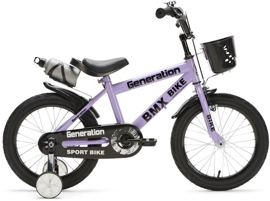 Generation BMX 16 inch Lila – Kinderfiets van Merkloos