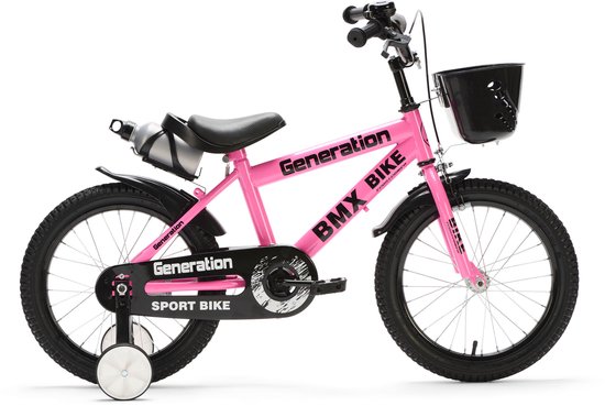 Generation BMX 16 inch Roze – Kinderfiets - Fiets voor kinderen van 4 tot 6 jaar van Merkloos