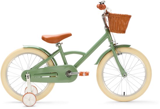 Generation Classic 18 inch Groen – Kinderfiets met Mandje van Generation