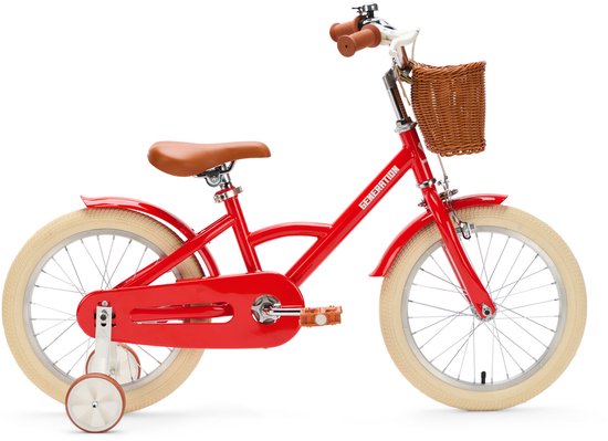 Generation Classic Kinderfiets 16 inch - Rood - Fiets voor kinderen van 4 tot 6 jaar