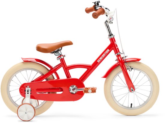 Generation Classico 14 inch Rood - Kinderfiets - Fiets voor kinderen van 3 tot 5 jaar van Generation