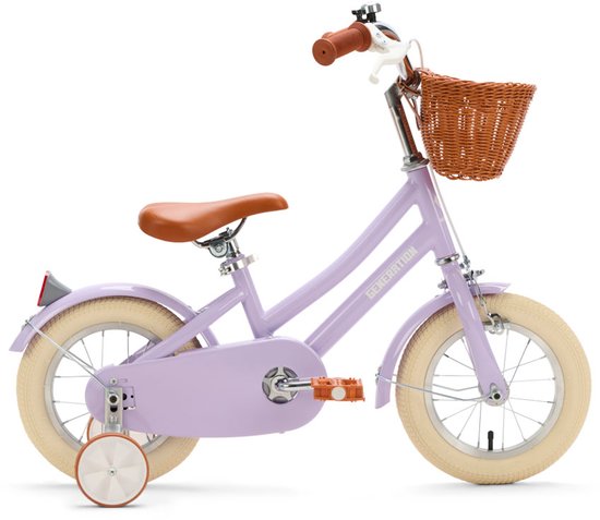 Generation Hip Kinderfiets 12 inch - Lila - Fiets voor kinderen van 2 tot 4 jaar van Merkloos