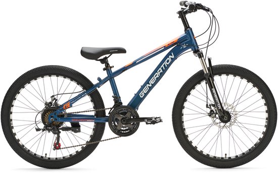 Generation M-760 mountainbike 24 inch – Blauw van Merkloos