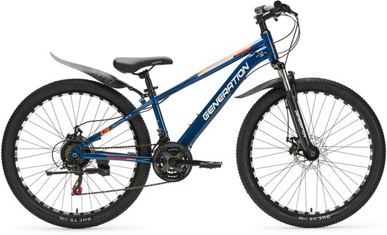 Generation M-760 Mountainbike 26 inch – Blauw met spatborden van Generation
