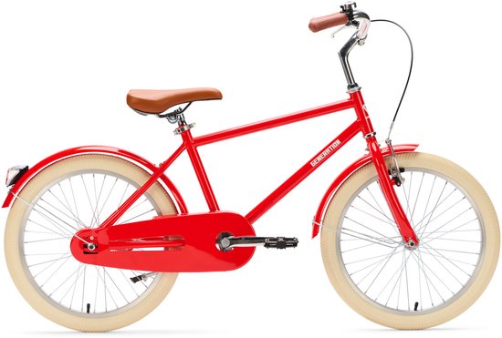 Generation Pure 20 inch Rood - Kinderfiets van Generation