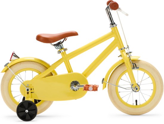 Generation Retro 12 inch Geel - Kinderfiets van Popal