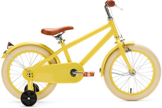 Generation Retro 16 inch Geel - Kinderfiets van Generation