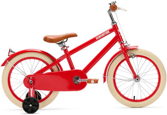 Generation Retro 16 inch Rood – Kinderfiets