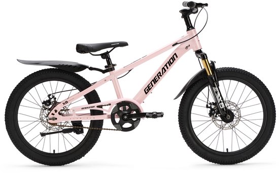 Generation X6 20 inch Roze - Kinderfiets met Spatborden van Popal