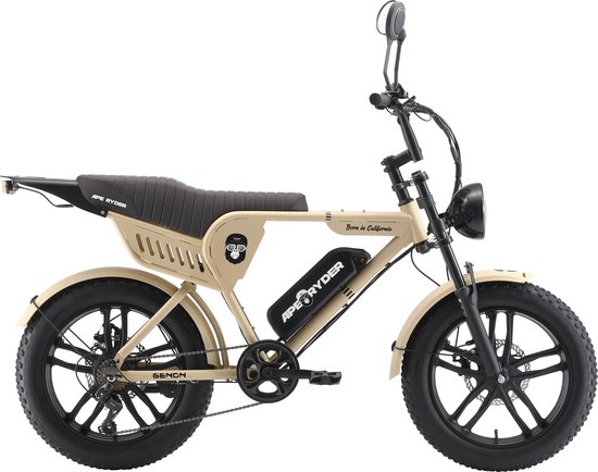 GENON ULTRA Elektrische Fatbike 250W - 48V 15Ah - Actieradius 60-70 km - 20 Inch - Shimano 7 Versnellingen