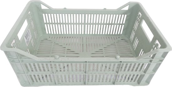 Gerecyclede fietskrat Urban Proof 7 liter - zacht groen van Urban Proof