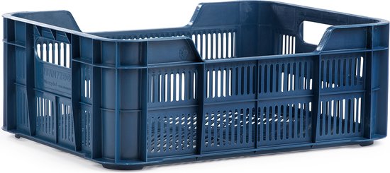 Gerecyclede fietskrat Urban Proof Helsinki 11 liter - donkerblauw van Urban Proof