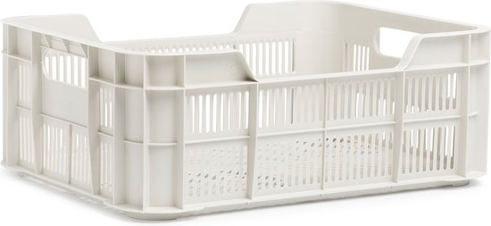 Gerecyclede fietskrat Urban Proof Helsinki 11 liter - lichtgrijs van Urban Proof